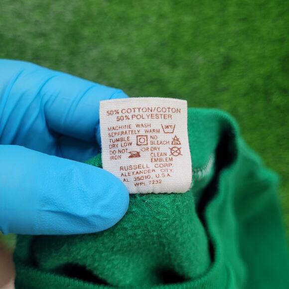 Vintage 80s Russell Athletic GESU Sweatshirt Mens Medium Womens Large - Picture 12 of 12